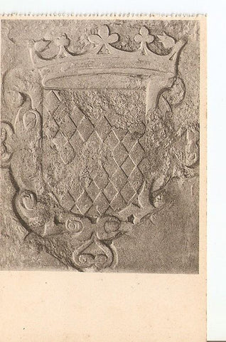 Postal 035816 : Cartuja de Montalegre - Lapida de la fundadora Doña Blanca de Capcentellas