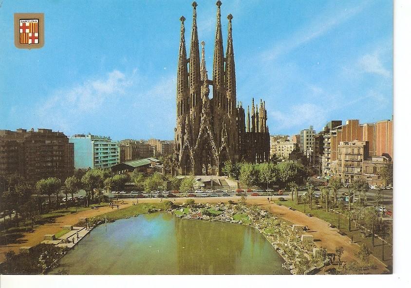Postal 036854 : Barcelona. Templo de la Sagrada Familia