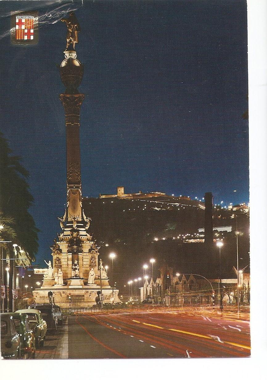 Postal 037956 : Barcelona. Monumento a Cristobal Colon 