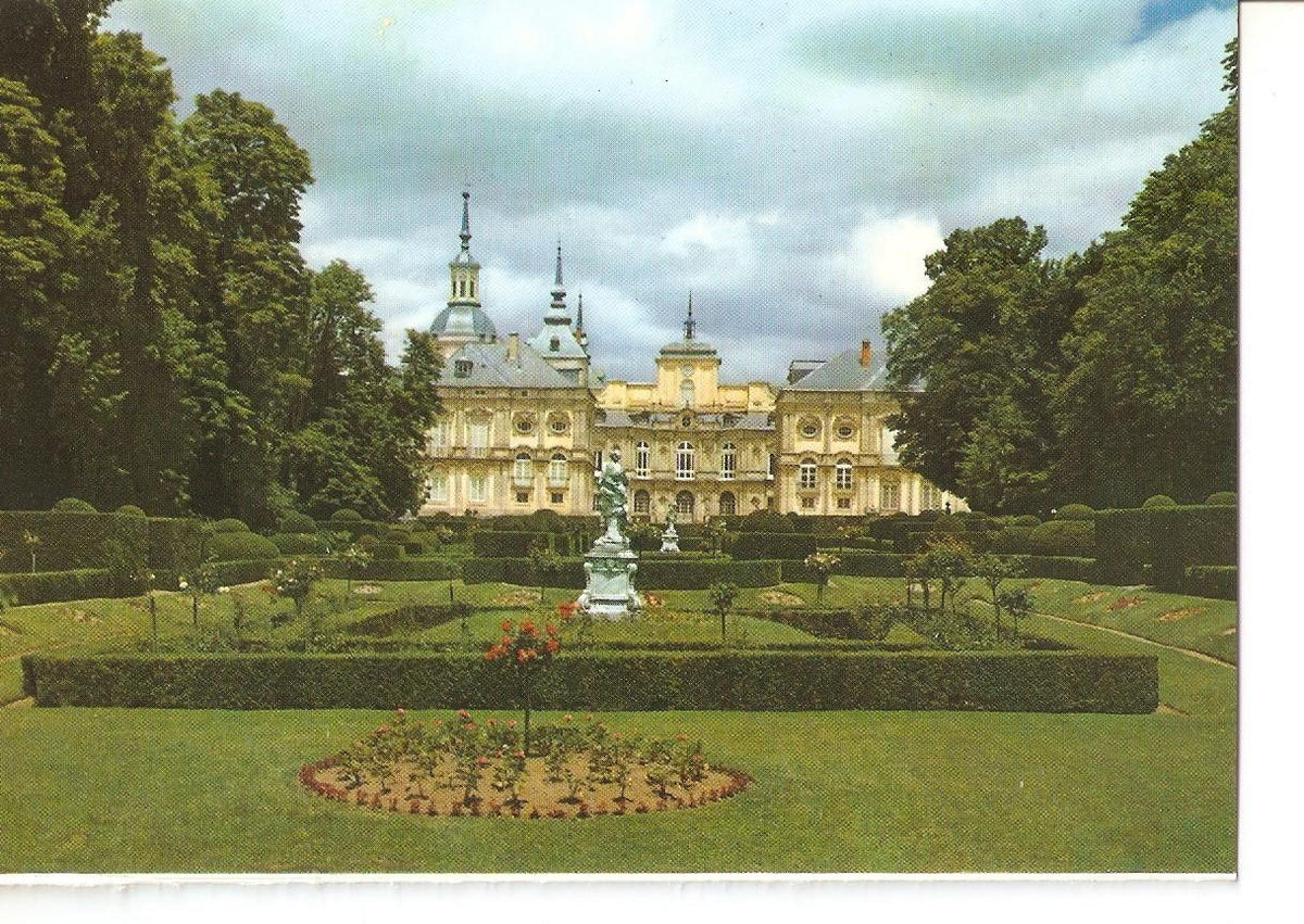Postal 038734 : La Granja de San Ildefonso (Segovia). Palacio desde el parterre de la Fama