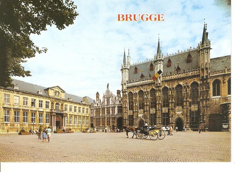Postal 040019 : Brugge. Hotel de Ville et Palais de Justice