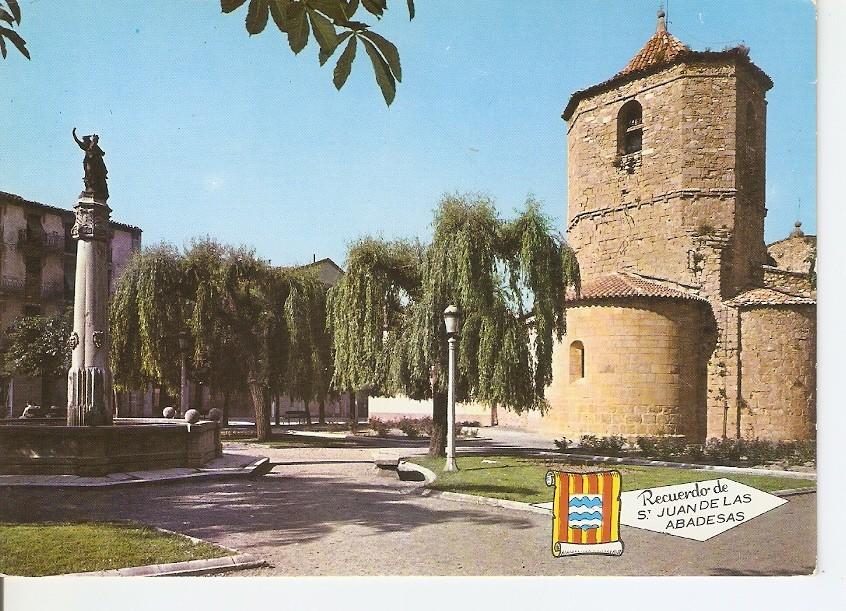 Postal 040981 : San Juan de las Abadesas. Iglesia de San Pol
