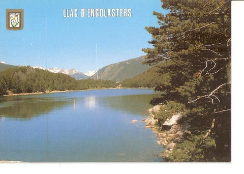 Postal 042848 : Valls dAndorra. Lago de Engolasters