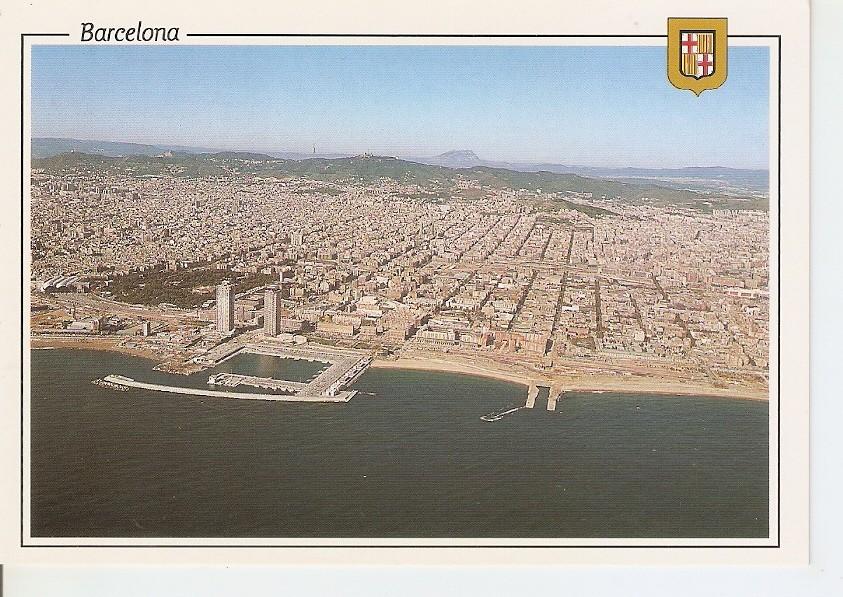 Postal 046660 : Barcelona. Vista panoramica