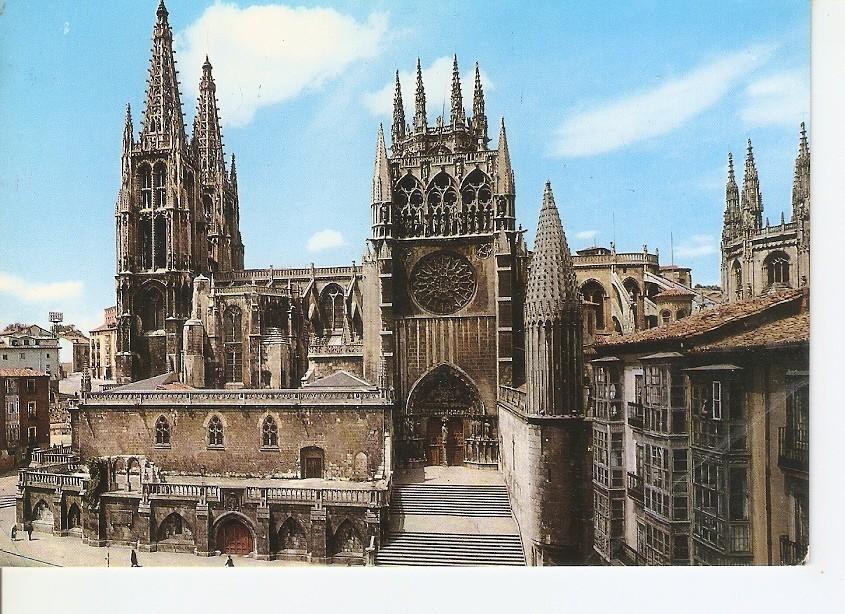Postal 033430 : Burgos. Catedral. Fachada sur