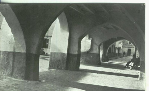 Postal 001096: Ciudadela-Menorca: Porches de la plaza de España