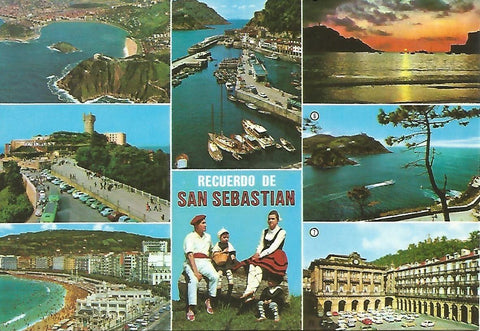 Postal 50188: SAN SEBASTIAN - Diversas vistas