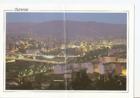 Postal 037143 : Ourense. Vista parcial