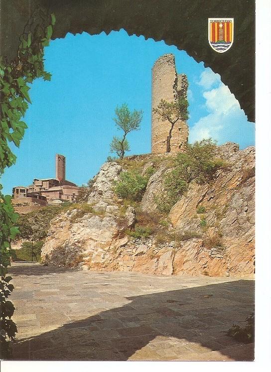 Postal 048708 : Torreciudad (Huesca). Torre Medieval y edificions del centro de Formacion Social