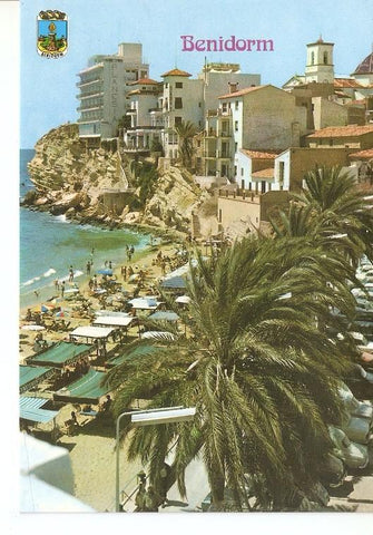 Postal 049685 : Benidorm (Alicante). Vista del Castillo