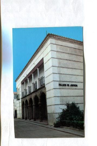 Postal / Postcard: 54886: RECORTADA: Palacio de Justicia de Llerena-Badajoz