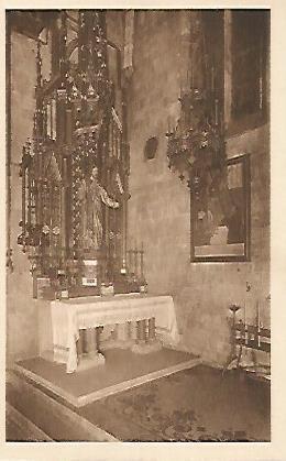 POSTAL 18299: Altar en la Purisima Concepcion de Barcelona