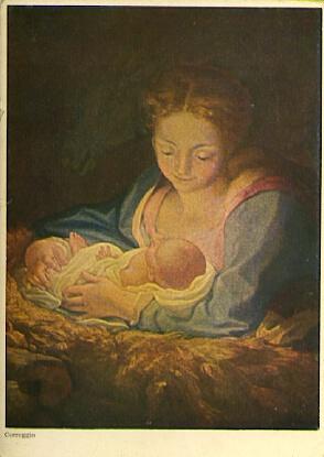 POSTAL 57126: Correggio: Heilige Nacht – The Holy Night (Dresden)