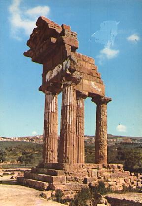 POSTAL 57129: Agrigento Templo del Dioscuri