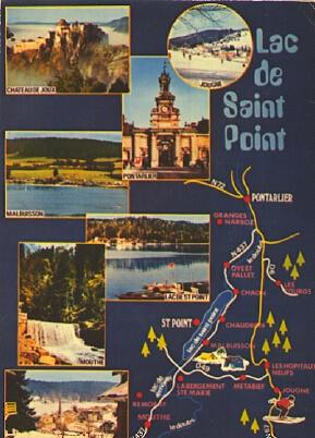 POSTAL 57164: Lac de St Point Doubs