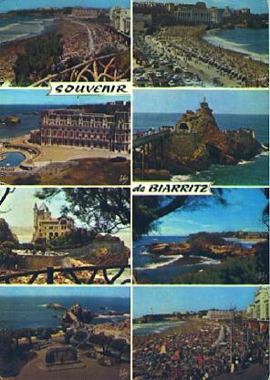 POSTAL 57171: Souvenir de Biarritz