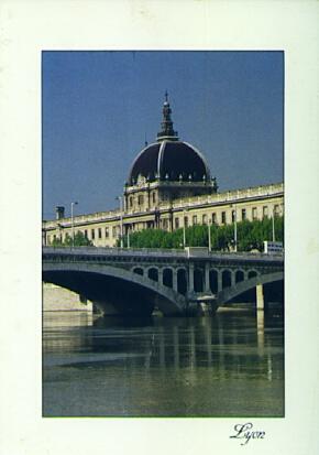 POSTAL 57172: Lyon le Point Wilson et l Hotel Dieu