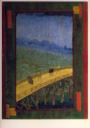 POSTAL 57205: Vincent van Gogh The bridge in the rain (after Hiroshige)