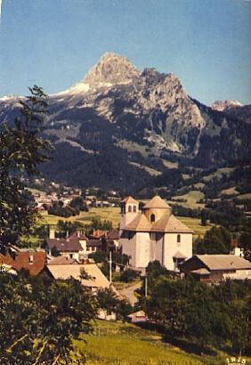 POSTAL 57228: Env. De Tonon – Evian Bernex et la Dent d Oche