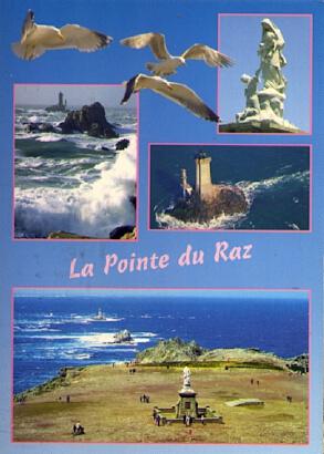 POSTAL 57230: La Pointe du Raz Le phare de la Vieille
