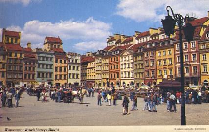 POSTAL 57257: Warszawa – Old town square