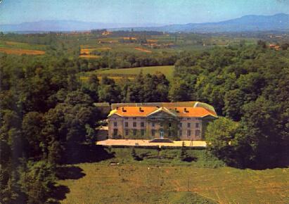POSTAL 57271: Francheville le Haut Le chatelard vue aerienne
