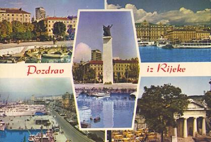POSTAL 57272: Pozdrav iz Rijeke