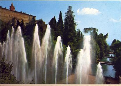 POSTAL 57281: Tivoli – Villa d Este View from the Fountain of the Organ