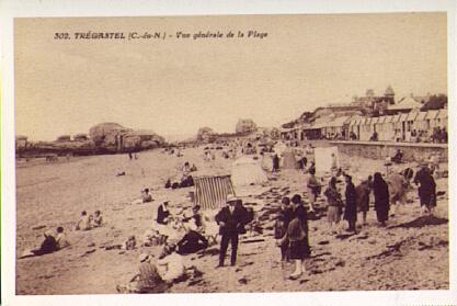 POSTAL 57284: Tregastel – Vue generale de la Plage