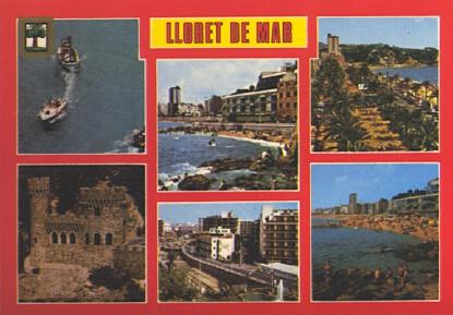 POSTAL 57324: Lloret de Mar (Costa Brava) Diversos aspectos