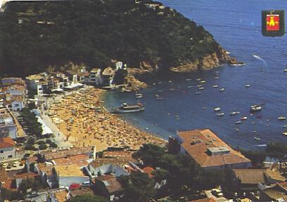 POSTAL 57327: Tamariu (Costa Brava) Vista aerea