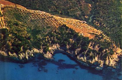 POSTAL 57330: Camping Cala Llevador Costa Brava Vista aerea