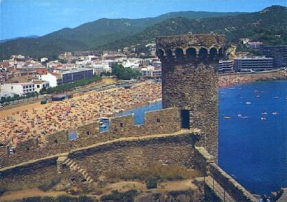 POSTAL 57348: Tossa de Mar (Costa Brava) Vista parcial