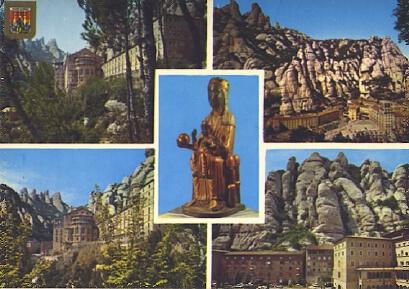 POSTAL 57359: Montserrat i les seves belleses