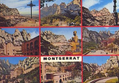 POSTAL 57365: Montserrat Barcelona