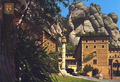 POSTAL 57372: Montserrat detalle del Barrio Gotico