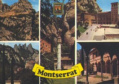 POSTAL 57373: Montserrat bellos aspectos
