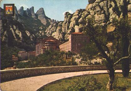 POSTAL 57380: Montserrat el Monasterio y los picos de Sta. Magdalena