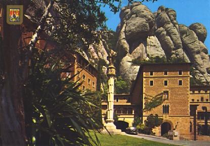 POSTAL 57384: Montserrat detalle del Barrio Gotico