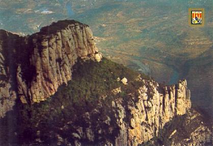 POSTAL 57386: Montserrat (Barcelona) Vista parcial