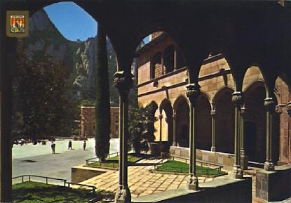 POSTAL 57390: Montserrat detalle del Barrio Gotico