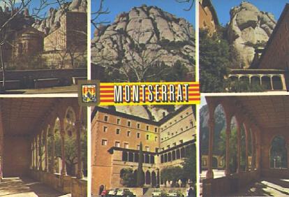 POSTAL 57391: Montserrat diversos aspectos