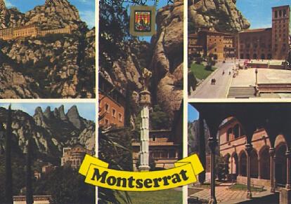 POSTAL 57393: Montserrat bellos aspectos