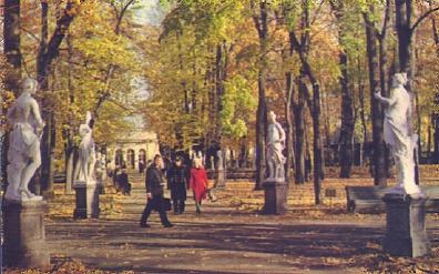 POSTAL 57420: Paseo con estatuas