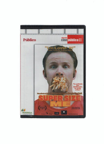 DVD-Documental: SUPER SIZE ME - Morgan Spurlock (Coleccion Cine PUBLICOII)