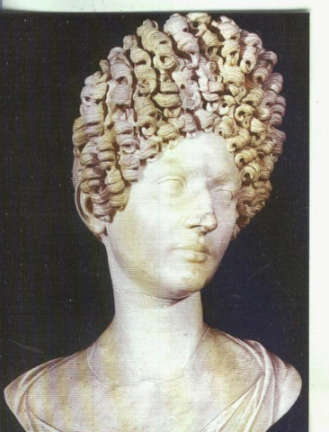 Postal: Arte Romano: Dama de la permanente
