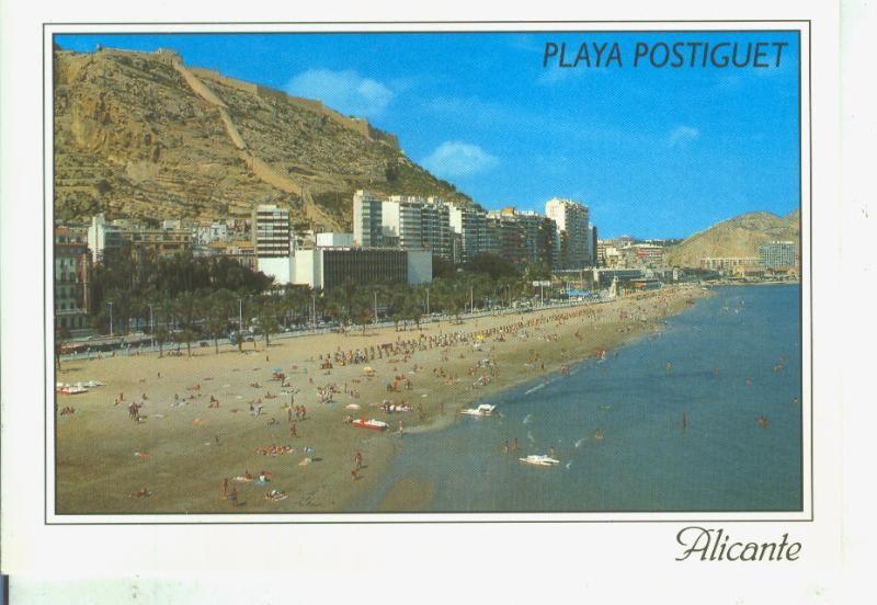 Postal 014417: Playa Postiguet de Alicante