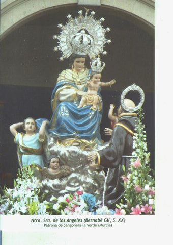 Postal 014605: Virgen Ntra Sra de los Angeles (Bernabe Gil)