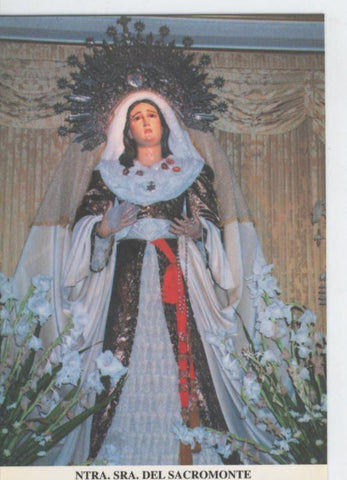 Postal 015490: Virgen Nuestra Señora del Sacromonte