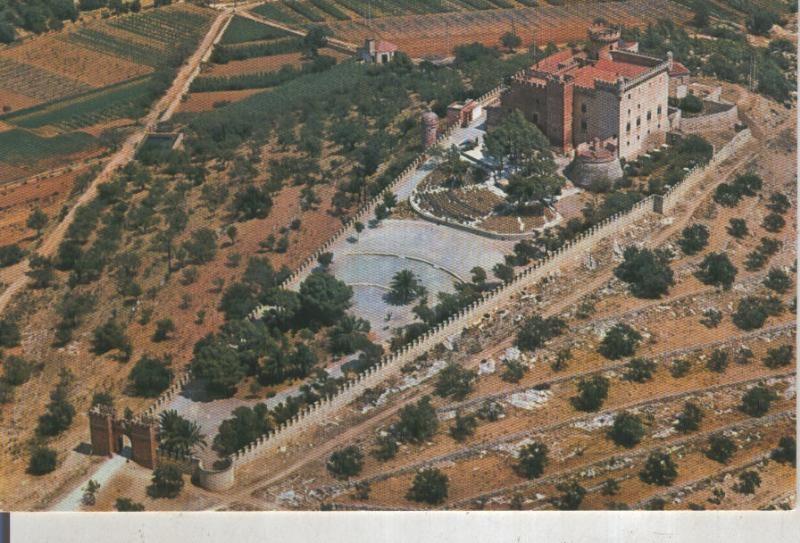 Postal 016061: Vista aerea del castillo de Castelldefels, Barcelona